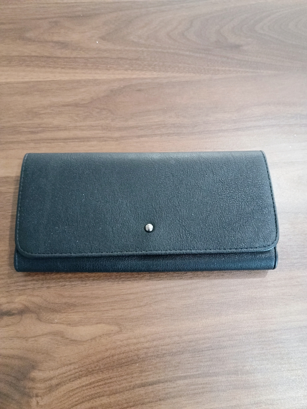 Classic Black Women's Long Wallet - Sleek Everyday Clutch